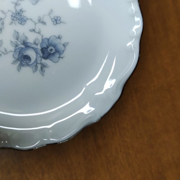 Vintage Johann Haviland Bavaria Blue Garland Coaster - Picture 2 of 4